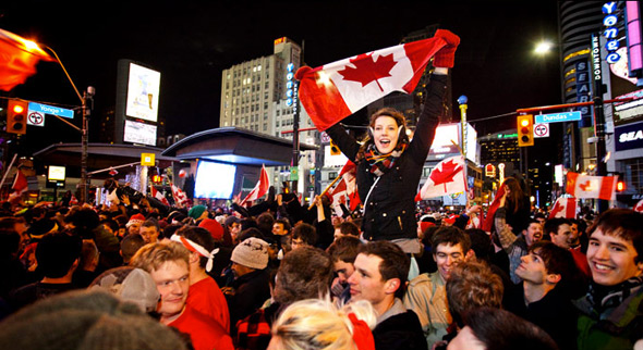 Canada Gold Toronto celebration